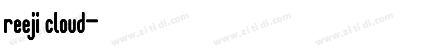 reeji cloud字体转换